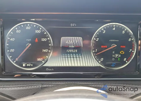 2016 Mercedes-Benz S 550 z USA, uszkodzony, nr VIN WDDUG8CB7GA264058